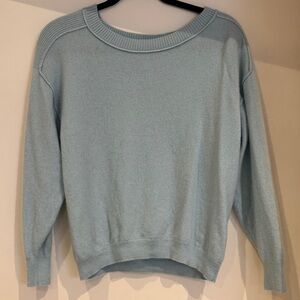 Anthropologie Sky Blue Pilcro Sweater, 100% Cashmere